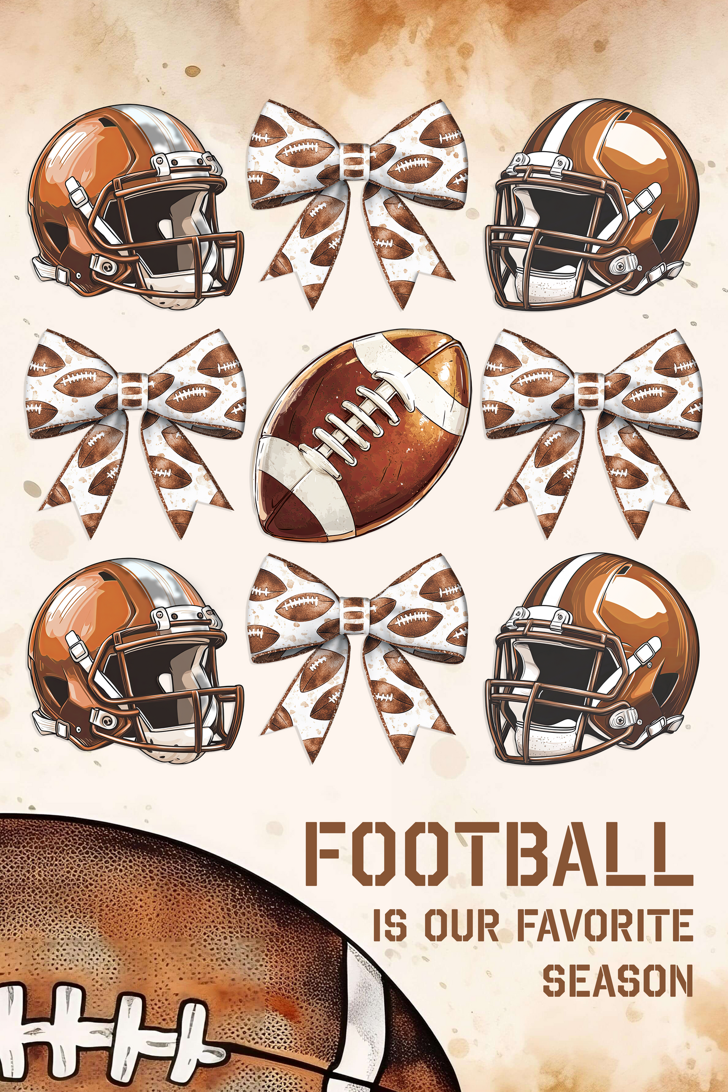 Football and Bows