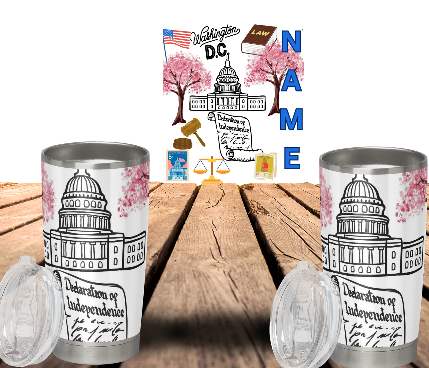 Washington DC Tumbler