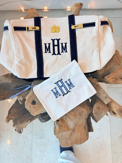 Boat-Kin Tote (Embroidered with initials, name or logo)