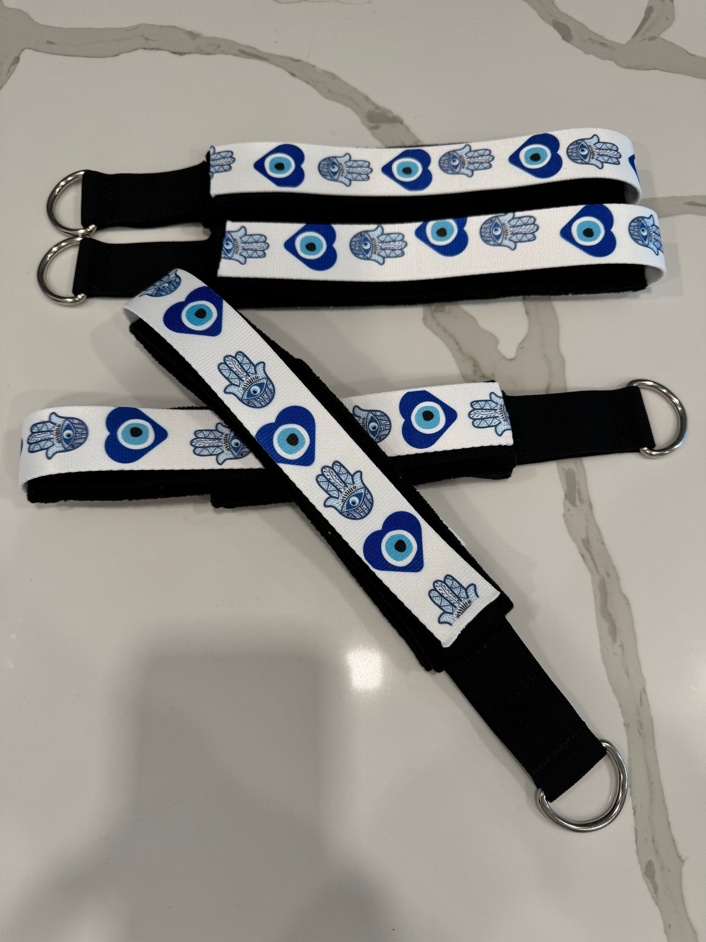 Evil Eye and Hamsa Pilates Strap