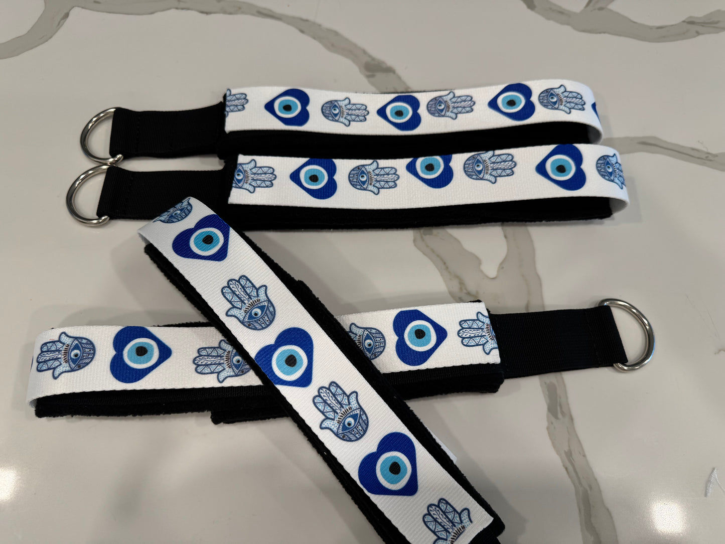 Evil Eye and Hamsa Pilates Strap