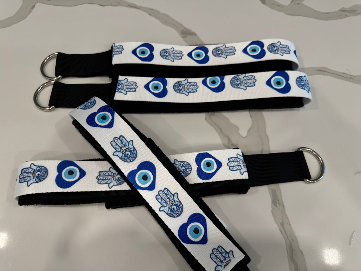 Evil Eye and Hamsa Pilates Strap